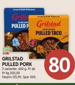 Coop Mega Grilstad pulled pork tilbud