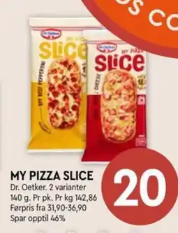 Coop Mega Dr. Oetker My pizza slice tilbud