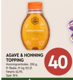 Coop Mega Asave & Honning topping tilbud