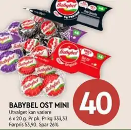 Coop Mega Babybel ost mini tilbud