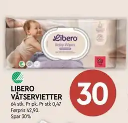 Coop Mega Libero våtservietter tilbud