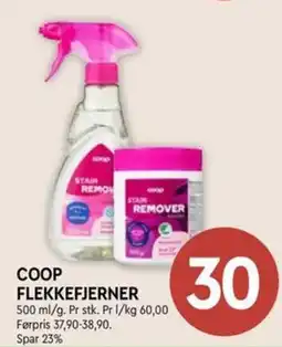Coop Mega Coop flekkefjerner tilbud