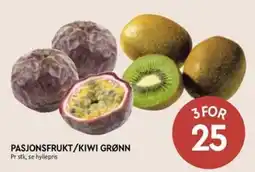 Coop Mega Pasjonsfrukt/kiwi grønn tilbud