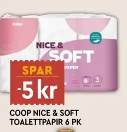 Coop Mega Coop Nice & Soft toalettpapir 6 pk tilbud