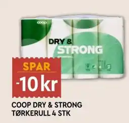 Coop Mega Coop dry & strong tørkerull tilbud