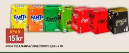 Coop Mega Coca-Cola / Fanta/ Urge/ Sprite tilbud