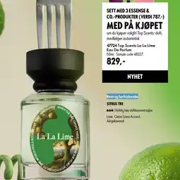 Oriflame Top Scents La La Lime Eau De Parfum tilbud