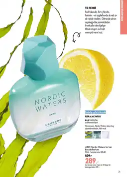 Oriflame Nordic Waters for her Eau de Parfum tilbud