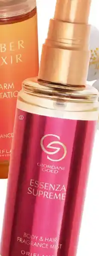 Oriflame Giordani Gold Essenza Supreme Body & Hair Fragrance Mist tilbud