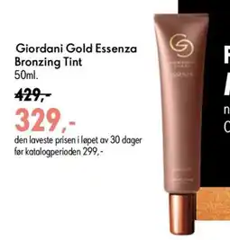 Oriflame Giordani Gold Essenza Bronzing Tint tilbud