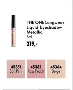 Oriflame THE ONE Longwear Liquid Eyeshadow Metallic tilbud