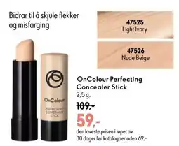 Oriflame OnColour Perfecting Concealer Stick tilbud