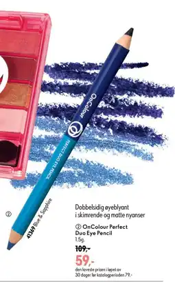 Oriflame OnColour Perfect Duo Eye Pencil tilbud