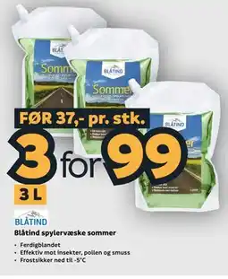 Megaflis Blåtind spylervæske sommer tilbud