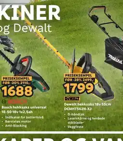 Megaflis Dewalt hekksaks 18v 55cm DCMHT562N-XJ tilbud