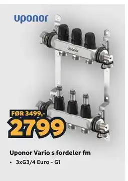 Megaflis Uponor Vario s fordeler fm tilbud