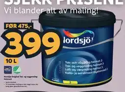 Megaflis Nordsjø Original Tak- og veggmaling Helmatt tilbud
