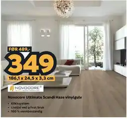 Megaflis Novocore Ultimate Scandi Haze vinylgulv tilbud