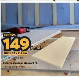 Megaflis Forestia gulvspon standard P6 tilbud