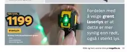 Megaflis Stanley Cubix krysslinjelaser grønn tilbud