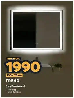 Megaflis Trend Rain lysspeil tilbud