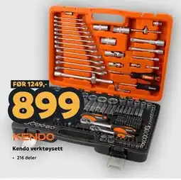 Megaflis Kendo verktøysett tilbud