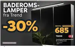 Megaflis Trend Emma led baderomslampe 80 cm dimbar, krom tilbud