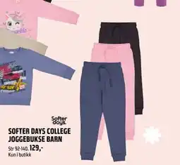 Coop Obs SOFTER DAYS COLLEGE JOGGEBUKSE BARN tilbud