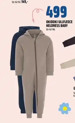 Coop Obs OKIDOKI ULLFLEECE HELDRESS BABY tilbud