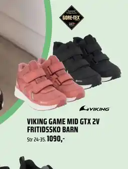 Coop Obs VIKING GAME MID GTX 2V FRITIDSSKO BARN tilbud