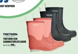 Coop Obs TRETORN VEN GUMMISTØVLER BARN tilbud