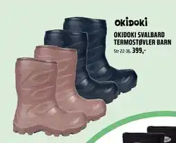 Coop Obs OKIDOKI SVALBARD TERMOSTØVLER BARN tilbud