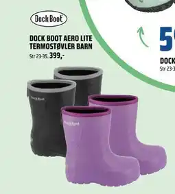 Coop Obs DOCK BOOT AERO LITE TERMOSTØVLER BARN tilbud
