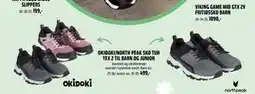 Coop Obs OKIDOKI/NORTH PEAK SKO TUR TEX 2 TIL BARN OG JUNIOR tilbud