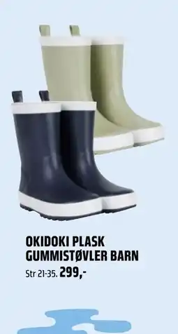Coop Obs OKIDOKI PLASK GUMMISTØVLER BARN tilbud