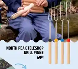 Coop Obs NORTH PEAK TELESKOP GRILL PINNE tilbud