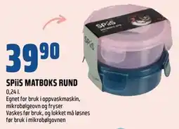 Coop Obs SPIIS MATBOKS RUND tilbud