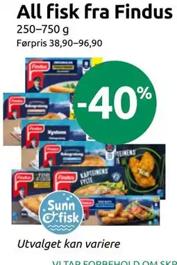 Joker All fisk fra Findus tilbud
