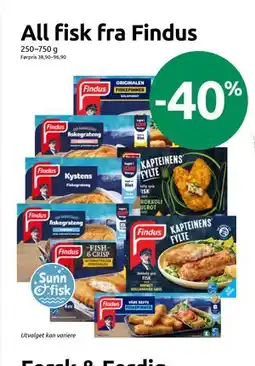 Joker All fisk fra Findus tilbud