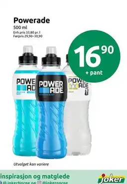Joker Powerade tilbud