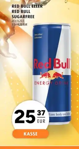 Scandinavian Park RED BULL ELLER RED BULL SUGARFREE, EUR 25.37 tilbud