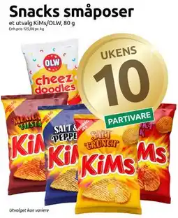 Joker Snacks småposer tilbud