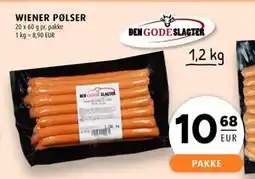 Scandinavian Park WIENER PØLSER, EUR 10.68 tilbud
