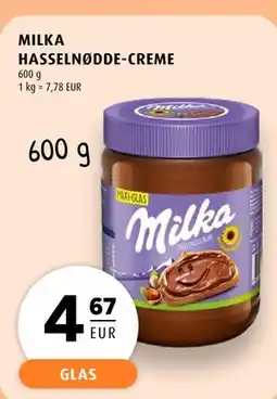 Scandinavian Park MILKA HASSELNØDDE-CREME, EUR 4.67 tilbud