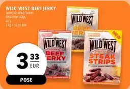 Scandinavian Park WILD WEST BEEF JERKY, EUR 3.33 tilbud