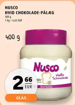 Scandinavian Park NUSCO HVID CHOKOLADE-PÅLÆG, EUR 2.66 tilbud