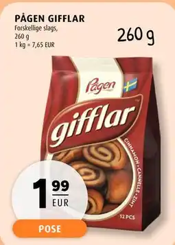 Scandinavian Park PÅGEN GIFFLAR, EUR 1.99 tilbud