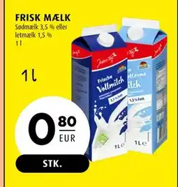 Scandinavian Park FRISK MLK, EUR 0.8 tilbud