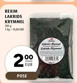 Scandinavian Park REXIM LAKRIDS KRYMMEL, EUR 2 tilbud