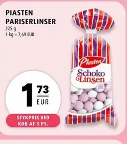 Scandinavian Park PIASTEN PARISERLINSER, EUR 1.73 tilbud